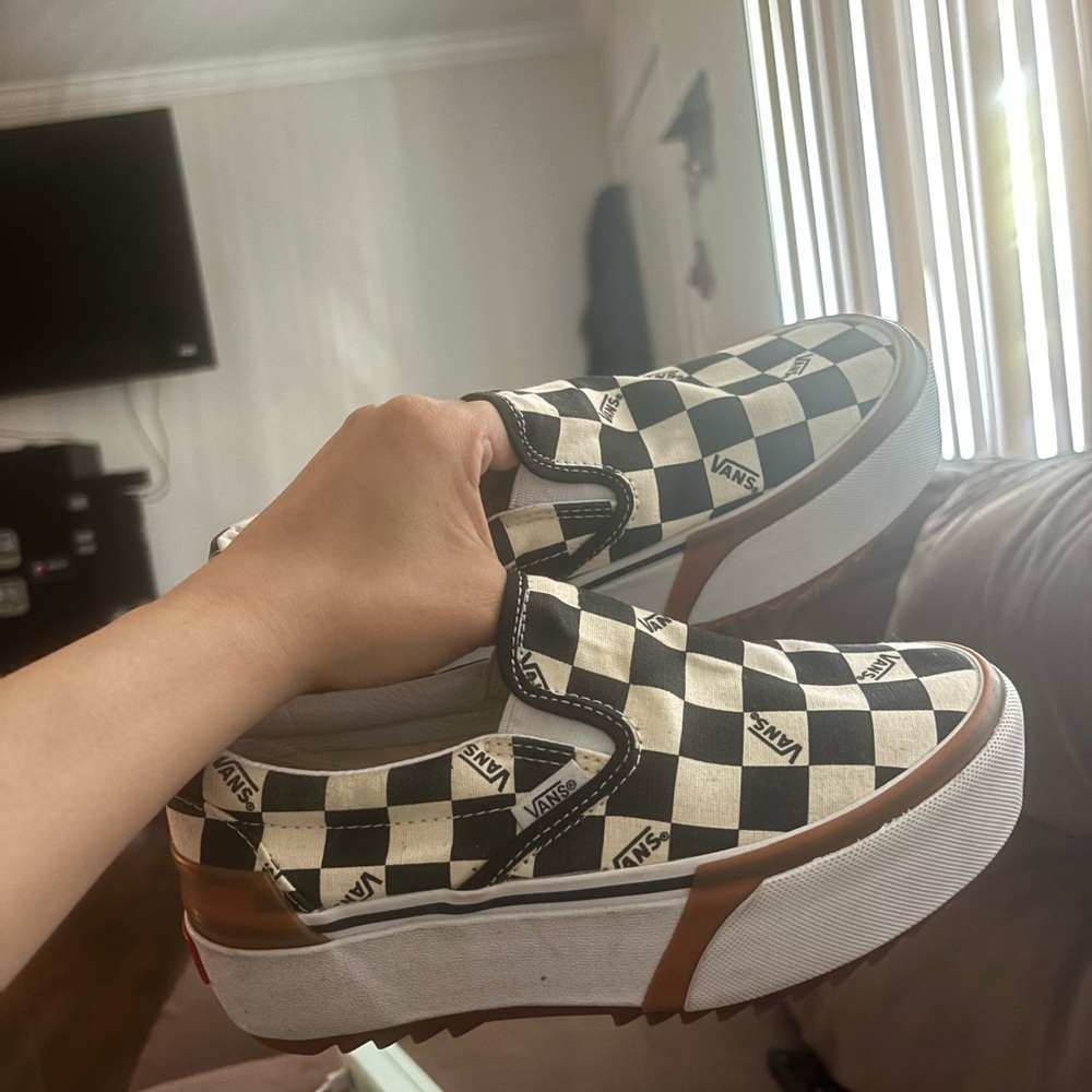 Vans Checkerboard Slip-On Sneakers